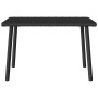 Mesa centro jardín rectangular negra 60x40x37cm ratán sintético de , Mesas de jardín - Ref: Foro24-4104050, Precio: 33,64 €, ...