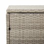 Caja almacenaje jardín ratán sintético gris claro 220x50x58 cm de , Cajas de almacenaje para exteriores - Ref: Foro24-4104078...