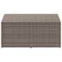 Caja de almacenaje de jardín ratán sintético gris 110x50x58 cm de , Cajas de almacenaje para exteriores - Ref: Foro24-4104071...