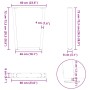 Patas para mesa de comedor en forma de V 2 uds acero natural de , Patas para mesas - Ref: Foro24-4012643, Precio: 90,11 €, De...