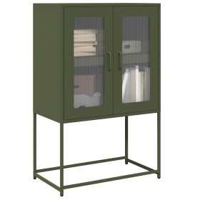 Aparador de acero verde oliva 68x39x107 cm de , Aparadores - Ref: Foro24-853378, Precio: 97,54 €, Descuento: %