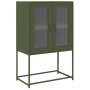 Aparador de acero verde oliva 68x39x107 cm de , Aparadores - Ref: Foro24-853378, Precio: 97,54 €, Descuento: %