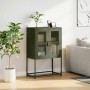Aparador de acero verde oliva 68x39x107 cm de , Aparadores - Ref: Foro24-853378, Precio: 97,54 €, Descuento: %