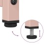 Mesita de noche de acero laminado en frío rosa 36x39x60,5 cm de , Mesitas de noche - Ref: Foro24-853327, Precio: 52,24 €, Des...