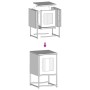 Mesita de noche de acero laminado en frío rosa 36x39x60,5 cm de , Mesitas de noche - Ref: Foro24-853327, Precio: 52,24 €, Des...