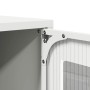 Mesita de noche de acero laminado en frío blanco 36x39x60,5 cm de , Mesitas de noche - Ref: Foro24-853331, Precio: 52,24 €, D...