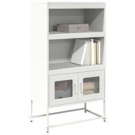 Aparador de acero blanco 68x39x123 cm de , Aparadores - Ref: Foro24-853373, Precio: 112,63 €, Descuento: %