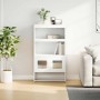 Aparador de acero blanco 68x39x123 cm de , Aparadores - Ref: Foro24-853373, Precio: 112,63 €, Descuento: %
