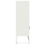 Aparador de acero blanco 68x39x123 cm de , Aparadores - Ref: Foro24-853373, Precio: 112,63 €, Descuento: %