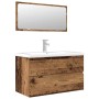 Juego de muebles de baño 3 piezas madera ingeniería envejecida de , Muebles de baño - Ref: Foro24-3328939, Precio: 281,99 €, ...
