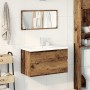 Juego de muebles de baño 3 piezas madera ingeniería envejecida de , Muebles de baño - Ref: Foro24-3328939, Precio: 281,99 €, ...
