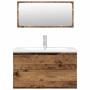 Juego de muebles de baño 3 piezas madera ingeniería envejecida de , Muebles de baño - Ref: Foro24-3328939, Precio: 281,99 €, ...