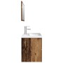 Juego de muebles de baño 3 piezas madera ingeniería envejecida de , Muebles de baño - Ref: Foro24-3328939, Precio: 281,99 €, ...