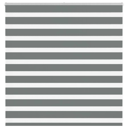 Estor cebra gris oscuro tejido ancho 135,9 cm poliéster de , Persianas y estores - Ref: Foro24-4014113, Precio: 24,44 €, Desc...