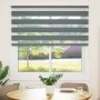 Estor cebra gris oscuro tejido ancho 135,9 cm poliéster de , Persianas y estores - Ref: Foro24-4014113, Precio: 24,44 €, Desc...