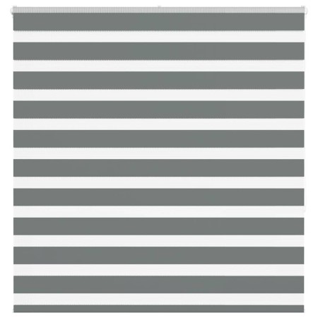 Estor cebra gris oscuro tejido ancho 135,9 cm poliéster de , Persianas y estores - Ref: Foro24-4014139, Precio: 37,63 €, Desc...