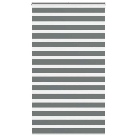 Estor cebra gris oscuro tejido ancho 130,9 cm poliéster de , Persianas y estores - Ref: Foro24-4014164, Precio: 34,73 €, Desc...
