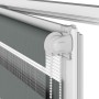 Estor cebra gris oscuro tejido ancho 130,9 cm poliéster de , Persianas y estores - Ref: Foro24-4014164, Precio: 34,73 €, Desc...