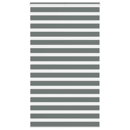 Estor cebra gris oscuro tejido ancho 115,9 cm poliéster de , Persianas y estores - Ref: Foro24-4014187, Precio: 33,42 €, Desc...