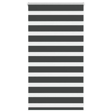 Estor cebra negro 70x100 cm tejido ancho 65,9 cm poliéster de , Persianas y estores - Ref: Foro24-4014203, Precio: 19,34 €, D...