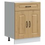 Mueble bajo de cocina Kalmar roble artesanal madera ingeniería de , Armarios de cocina - Ref: Foro24-853496, Precio: 90,42 €,...