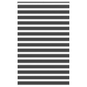 Estor cebra negro 150x230 cm tejido ancho 145,9 cm poliéster de , Persianas y estores - Ref: Foro24-4014297, Precio: 37,74 €,...