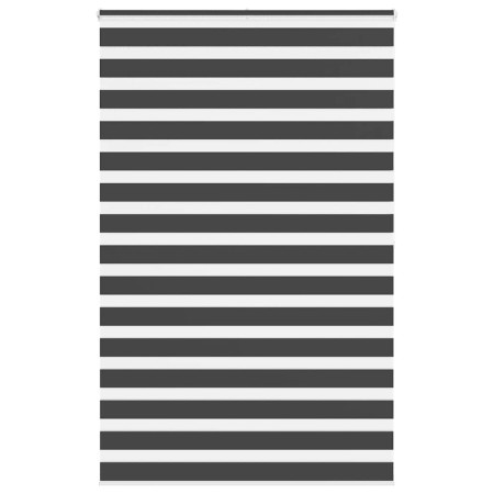 Estor cebra negro 140x200 cm tejido ancho 135,9 cm poliéster de , Persianas y estores - Ref: Foro24-4014269, Precio: 35,36 €,...