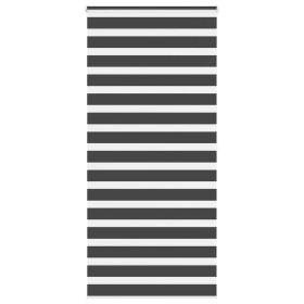 Estor cebra negro 105x200 cm tejido ancho 100,9 cm poliéster de , Persianas y estores - Ref: Foro24-4014262, Precio: 26,44 €,...