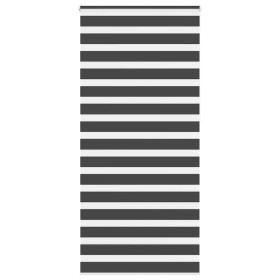 Estor cebra negro 105x230 cm tejido ancho 100,9 cm poliéster de , Persianas y estores - Ref: Foro24-4014288, Precio: 30,53 €,...