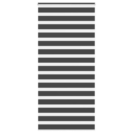 Estor cebra negro 105x230 cm tejido ancho 100,9 cm poliéster de , Persianas y estores - Ref: Foro24-4014288, Precio: 30,53 €,...