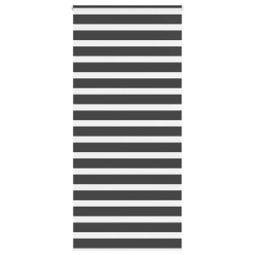 Estor cebra negro 95x200 cm tejido ancho 90,9 cm poliéster de , Persianas y estores - Ref: Foro24-4014260, Precio: 28,46 €, D...