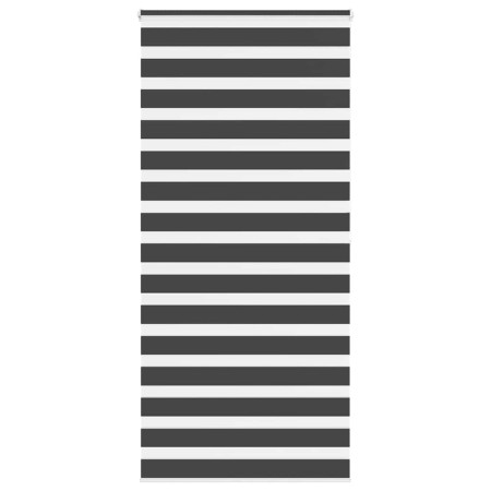 Estor cebra negro 95x200 cm tejido ancho 90,9 cm poliéster de , Persianas y estores - Ref: Foro24-4014260, Precio: 28,46 €, D...