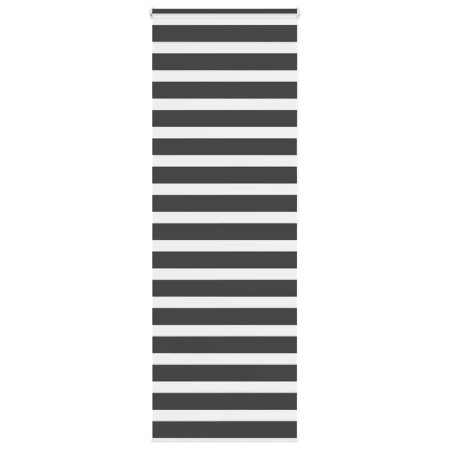 Estor cebra negro 80x200 cm tejido ancho 75,9 cm poliéster de , Persianas y estores - Ref: Foro24-4014257, Precio: 28,40 €, D...