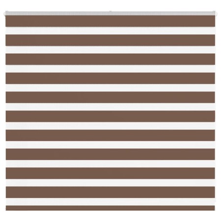 Estor cebra marrón 160x100 cm tejido ancho 155,9 cm poliéster de , Persianas y estores - Ref: Foro24-4014325, Precio: 28,44 €...