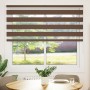 Estor cebra marrón 160x100 cm tejido ancho 155,9 cm poliéster de , Persianas y estores - Ref: Foro24-4014325, Precio: 28,44 €...