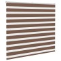 Estor cebra marrón 160x100 cm tejido ancho 155,9 cm poliéster de , Persianas y estores - Ref: Foro24-4014325, Precio: 28,44 €...