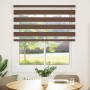 Estor cebra marrón 125x150 cm tejido ancho 120,9 cm poliéster de , Persianas y estores - Ref: Foro24-4014344, Precio: 26,93 €...