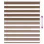Estor cebra marrón 125x150 cm tejido ancho 120,9 cm poliéster de , Persianas y estores - Ref: Foro24-4014344, Precio: 26,93 €...