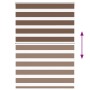 Estor cebra marrón 95x150 cm tejido ancho 90,9 cm poliéster de , Persianas y estores - Ref: Foro24-4014338, Precio: 26,29 €, ...