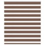 Estor cebra marrón 135x150 cm tejido ancho 130,9 cm poliéster de , Persianas y estores - Ref: Foro24-4014346, Precio: 31,67 €...