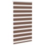 Estor cebra marrón 85x100 cm tejido ancho 80,9 cm poliéster de , Persianas y estores - Ref: Foro24-4014310, Precio: 22,09 €, ...