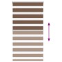 Estor cebra marrón 85x100 cm tejido ancho 80,9 cm poliéster de , Persianas y estores - Ref: Foro24-4014310, Precio: 22,09 €, ...