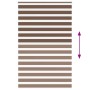 Estor cebra marrón 140x230 cm tejido ancho 135,9 cm poliéster de , Persianas y estores - Ref: Foro24-4014399, Precio: 36,07 €...