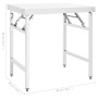 Mesa de trabajo plegable para cocina acero 85x60x80 cm de vidaXL, Restauración - Ref: Foro24-326156, Precio: 149,18 €, Descue...