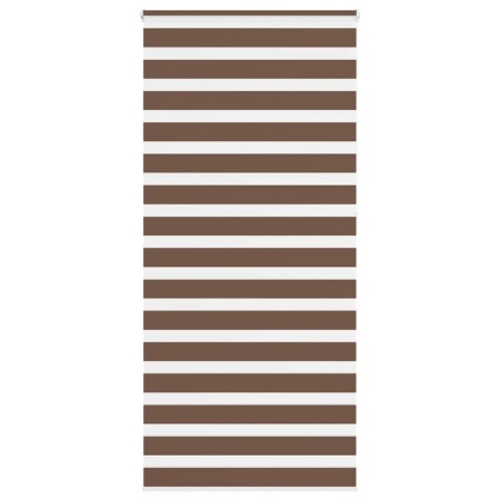 Estor cebra marrón 95x230 cm tejido ancho 90,9 cm poliéster de , Persianas y estores - Ref: Foro24-4014390, Precio: 29,15 €, ...