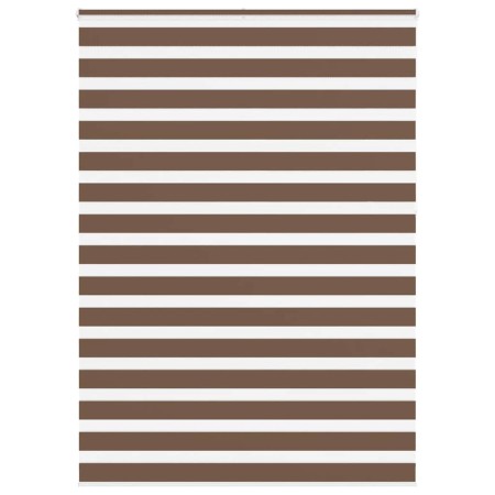 Estor cebra marrón 155x230 cm tejido ancho 150,9 cm poliéster de , Persianas y estores - Ref: Foro24-4014402, Precio: 31,24 €...