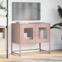 Mueble para TV acero laminado en frío rosa 68x39x60,5 cm de , Muebles TV - Ref: Foro24-853333, Precio: 74,02 €, Descuento: %