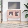 Mueble para TV acero laminado en frío rosa 68x39x60,5 cm de , Muebles TV - Ref: Foro24-853333, Precio: 74,02 €, Descuento: %