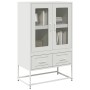 Aparador de acero blanco 68x39x111,5 cm de , Aparadores - Ref: Foro24-853367, Precio: 147,85 €, Descuento: %