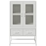 Aparador de acero blanco 68x39x111,5 cm de , Aparadores - Ref: Foro24-853367, Precio: 147,85 €, Descuento: %